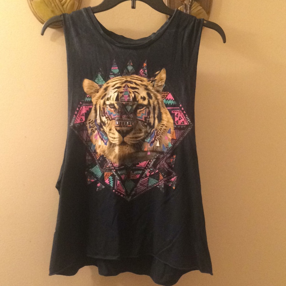 Black Tiger 🐯 Summer Muscle Tank Tee